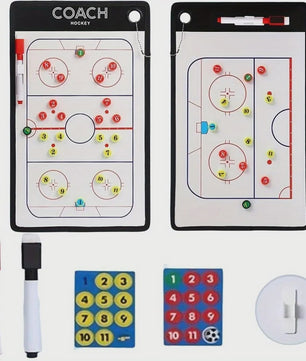 Magnetisch IJshockey Tactiekbord - Complete Coach Set voor Training & Wedstrijd