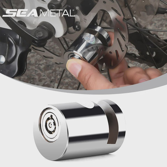 SEAMETAL Compacte Schijfrem Lock - Anti-diefstal & Waterdicht voor Motor, Scooter, Fiets