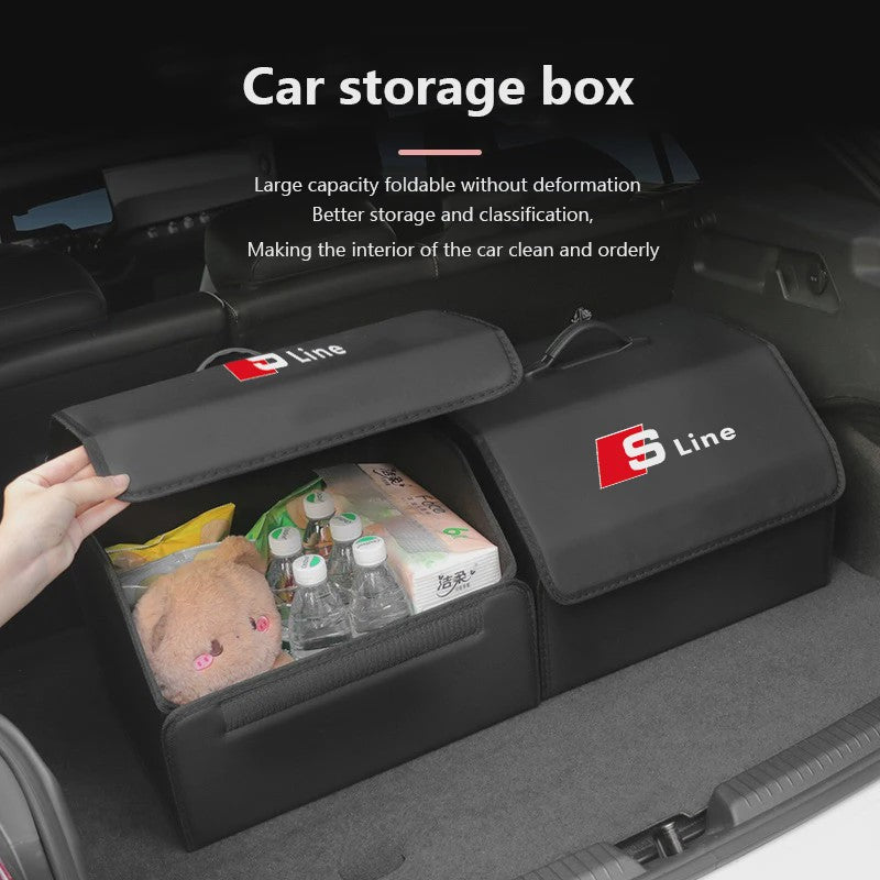 Opvouwbare Kofferbak Organizer Tas - S Line - Audi Auto Opbergbox