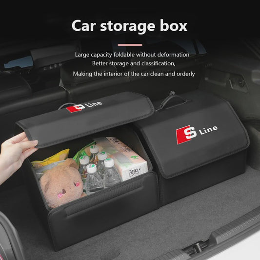 Opvouwbare Kofferbak Organizer Tas - S Line - Audi Auto Opbergbox