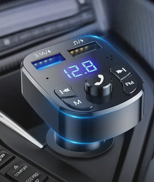 Auto MP3 Speler met Bluetooth 5.0, Dual USB Snellader en FM Transmitter