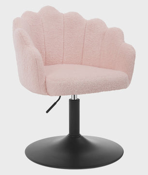 Verstelbare Draaibare Kaptafel Stoel met Rugleuning - Modern Woonkamer Meubel