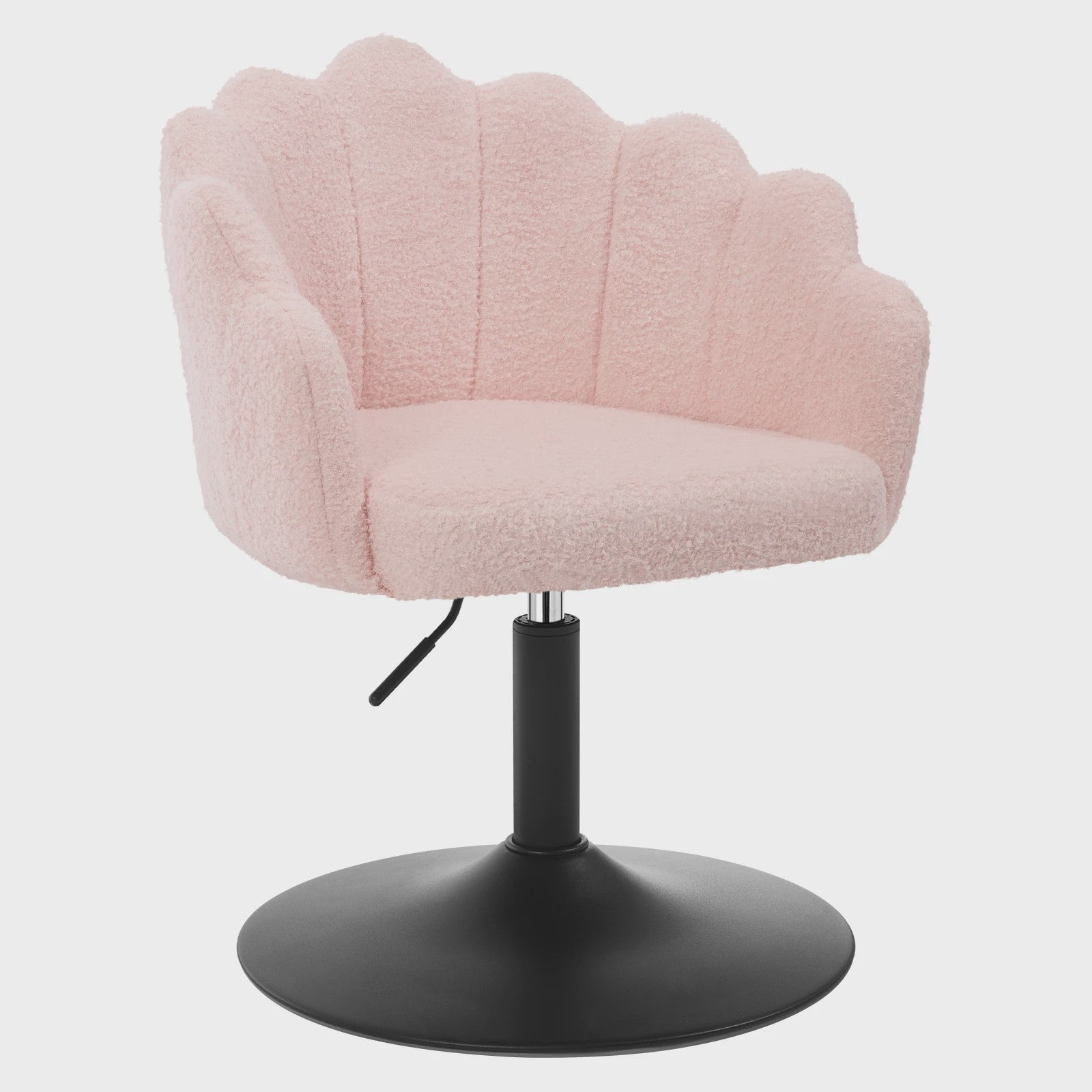 Verstelbare Draaibare Kaptafel Stoel met Rugleuning - Modern Woonkamer Meubel