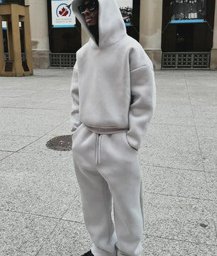 Heren Hoodie & Joggingbroek Set - Casual Loungewear Outfit voor Herfst & Lente