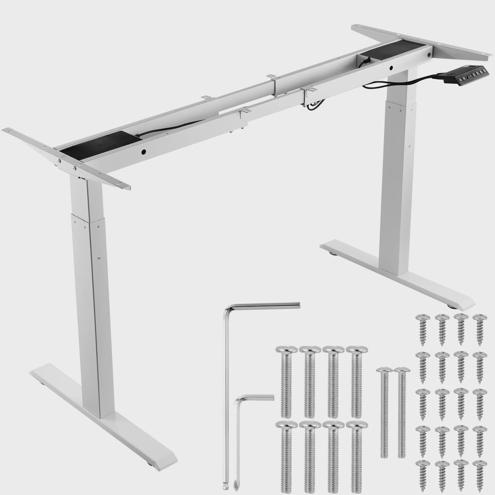 Elektrisch Sta-Bureau Frame: Verstelbaar Werkstation voor Thuis of Kantoor