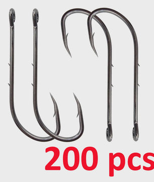 200x Karper Vis Haken - Baitholder, Barbed, Hoge Kwaliteit Koolstofstaal