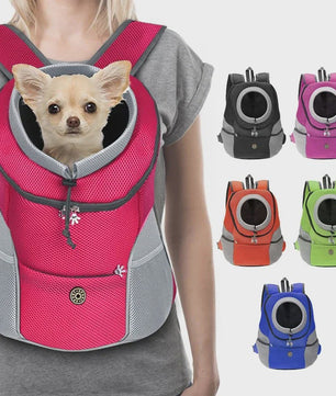 Ademende Honden Rugzak Carrier voor Katten en Kleine Honden - Verstelbaar & Veilig