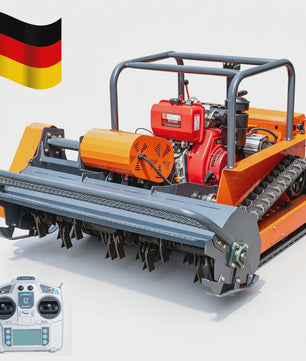 Krachtige Diesel Flailmaaier met Afstandsbediening - 1000/1200mm Werkbreedte