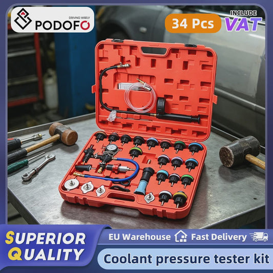 Professionele Koelsysteem Druk & Vacuüm Tester Kit - Lekdetector Auto Radiator
