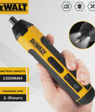 DEWALT Accuschroefmachine 3.6V 5Nm - Compacte Elektrische Schroevendraaier met 1/4" Chuck & 1300mAh Batterij