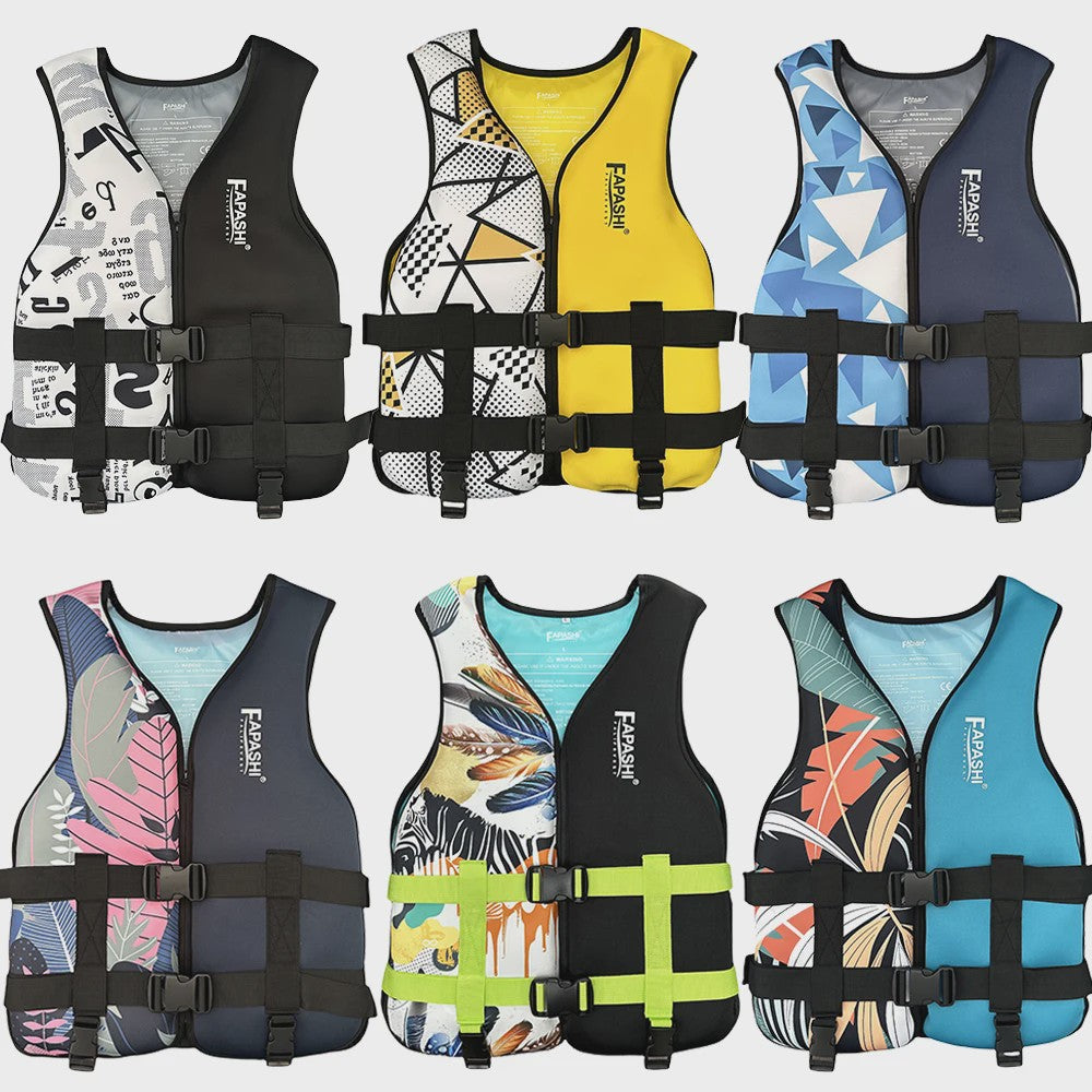 CE Neopreen Reddingsvest voor Volwassenen (60-120 kg) - Veiligheid voor Watersport