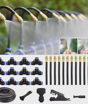 Automatisch Tuin Watergeefsysteem met Vernevelende Sproeiers en Snelkoppelingen