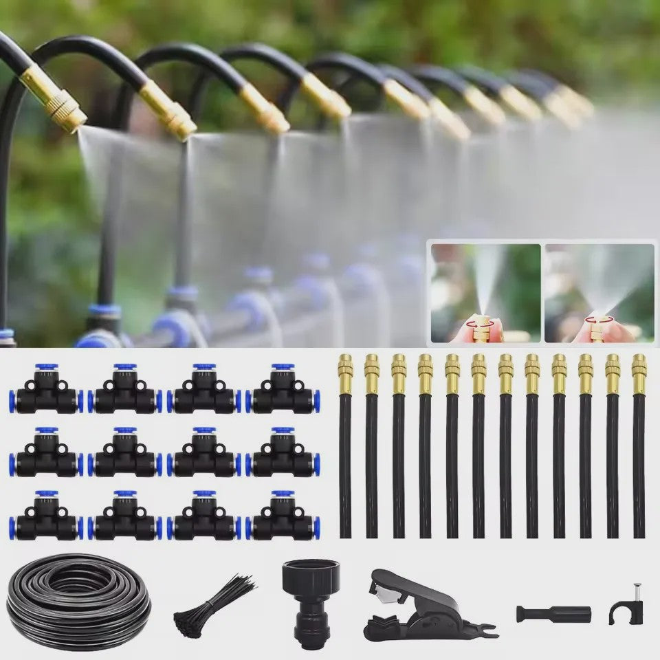 Automatisch Tuin Watergeefsysteem met Vernevelende Sproeiers en Snelkoppelingen