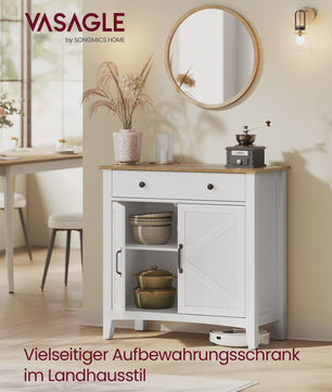 Landelijke Sideboard Kast met Lades en Deuren - Stijlvolle Opbergoplossing