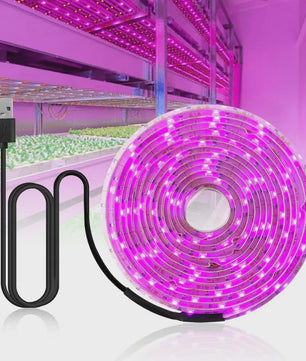 Full Spectrum LED Groeilamp USB - 0.5m, 1m, 2m - Plantenlamp voor Binnen, Kas & Hydroponics