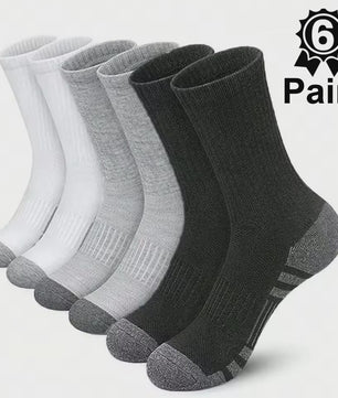 Heren Sportsokken 12 Paar - Comfortabel, Ademend & Grip voor Buiten & Voetbal