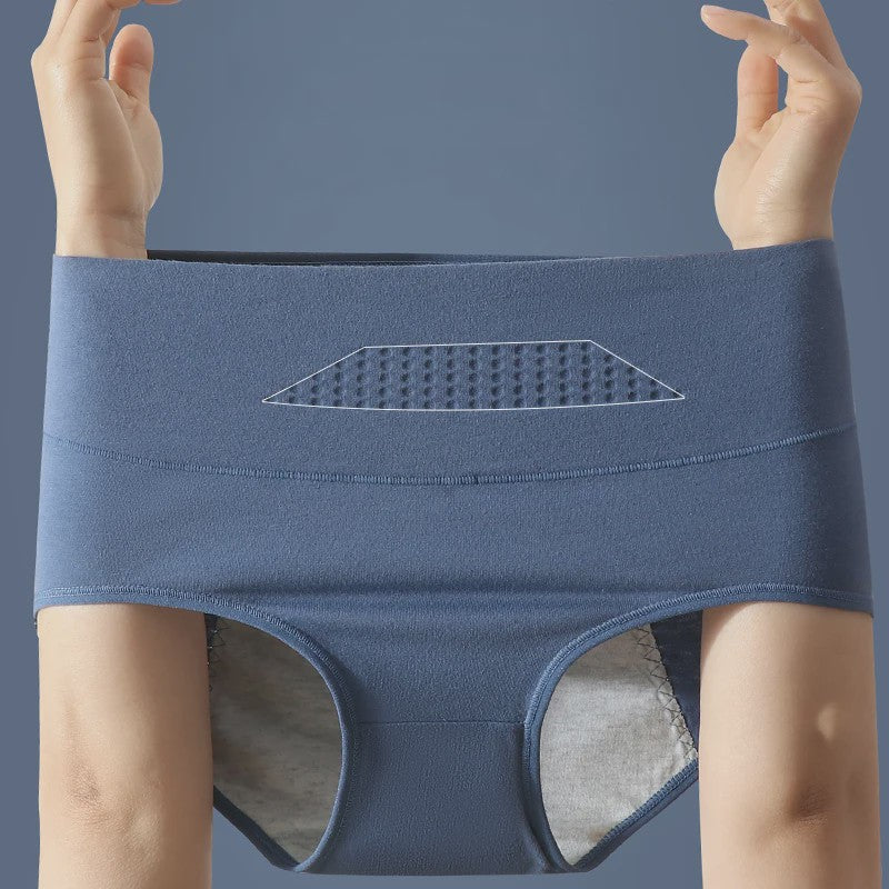 Hoge Taille Menstruatie Broekjes voor Dames - Lekvrij & Katoen - Plus Size L-4XL