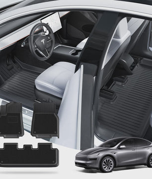 YZ TPE Vloermatten en Kofferbakmat Set voor Tesla Model Y Juniper (2025-2026) - Waterdicht & Antislip