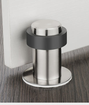 RVS Deurstoppers met Rubber - Duurzame Bescherming voor Vloer en Muur