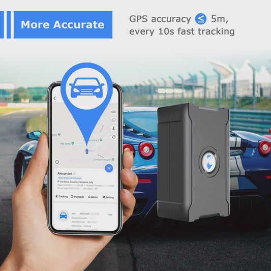 GPS Tracker Auto Anti-diefstal Real-time Locator met Geofence & Vibratie Alarm