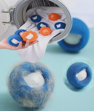 Herbruikbare Wasmachine Ballen voor Huisdierhaar Verwijdering - Set van 5