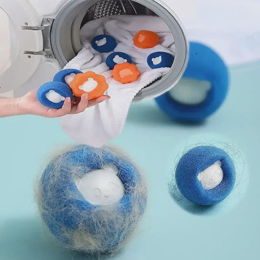 Herbruikbare Wasmachine Ballen voor Huisdierhaar Verwijdering - Set van 5
