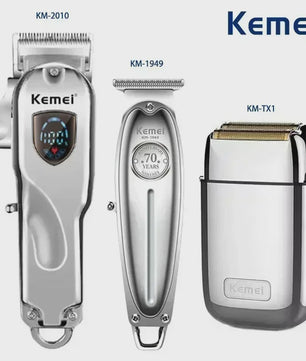 Kemei Professionele Metalen Trimmer KM-TX1/KM-2010/KM-1949 - Oplaadbaar met LED Display