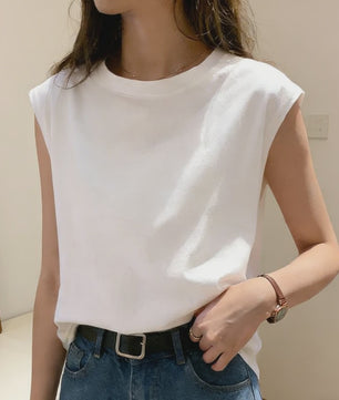 Zomer Tanktop Dames - Mouwloos Basic Vest T-shirt
