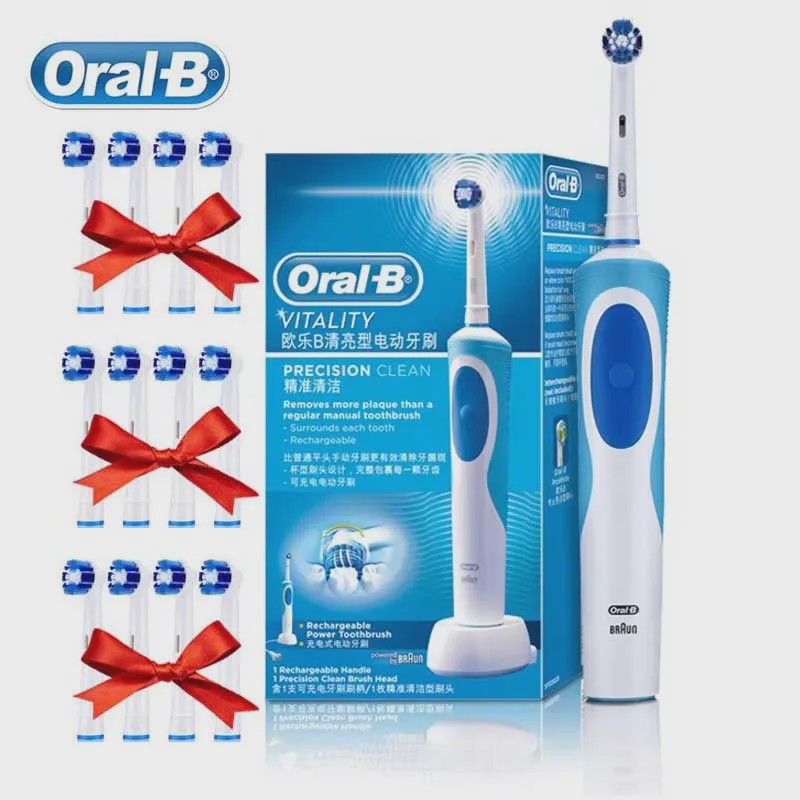 Oral-B Vitality 3D White Elektrische Tandenborstel - Roterende Reiniging & Inductieladen