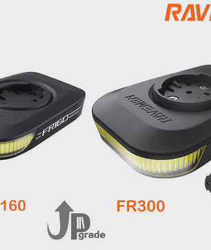 Ravemen FR300/FR160 Fietsverlichting Out-Front - USB Oplaadbaar, Waterdicht IPX6, Compatibel met Garmin/Wahoo