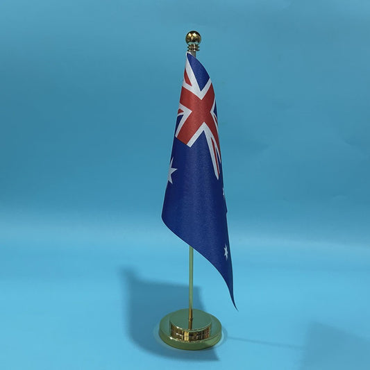 Australische Bureauvlag 14x21cm - Polyester Tafelvlag voor Kantoor