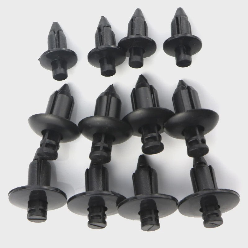20x Kunststof Push Clips voor Motor Kuipdelen - 6mm, 7mm, 8mm