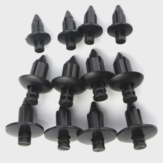 20x Kunststof Push Clips voor Motor Kuipdelen - 6mm, 7mm, 8mm