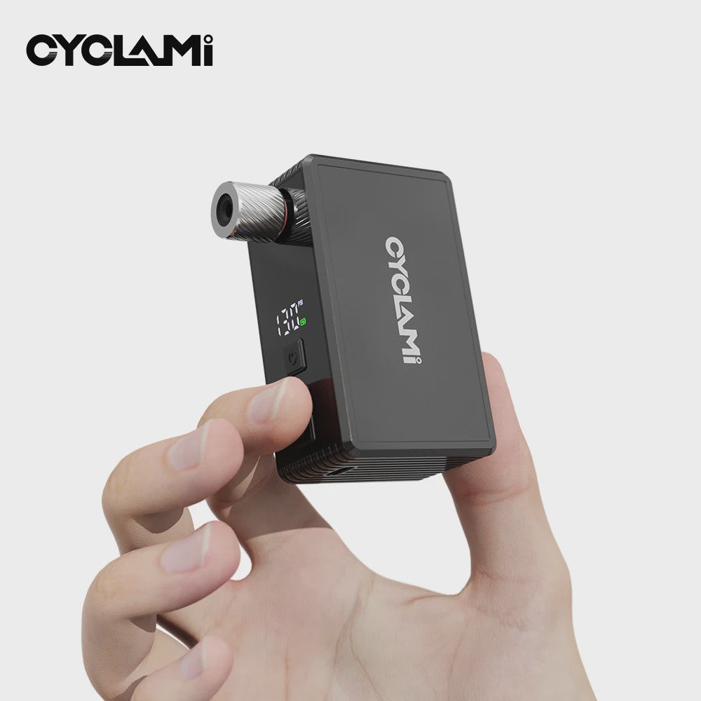 CYCLAMI AM6 Pro Mini Elektrische Fietspomp - Draagbaar, Digitaal, 150PSI