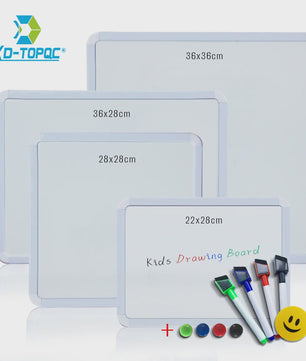 Magnetisch Whiteboard met PVC Frame - Ideaal voor Notities en Tekeningen