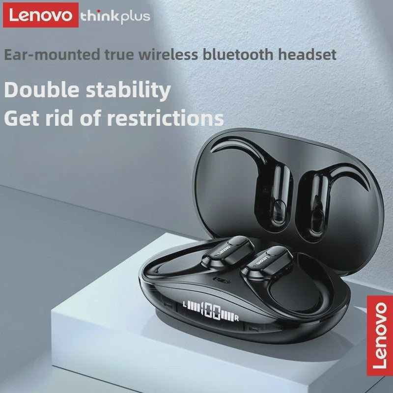 Lenovo XT80 Draadloze Oordopjes met Oorhaken - Bluetooth 5.4, Ruisonderdrukking, Waterdicht