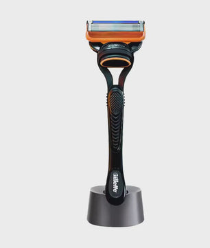 Gillette Fusion5 Scheermes Set: Handmatig Scheermes met 5 Lagen Mesjes, Handvat, 2 Reservemesjes en Standaard