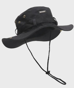Heren Bucket Hat met Brede Rand - UV Bescherming voor Vissen, Wandelen & Outdoor