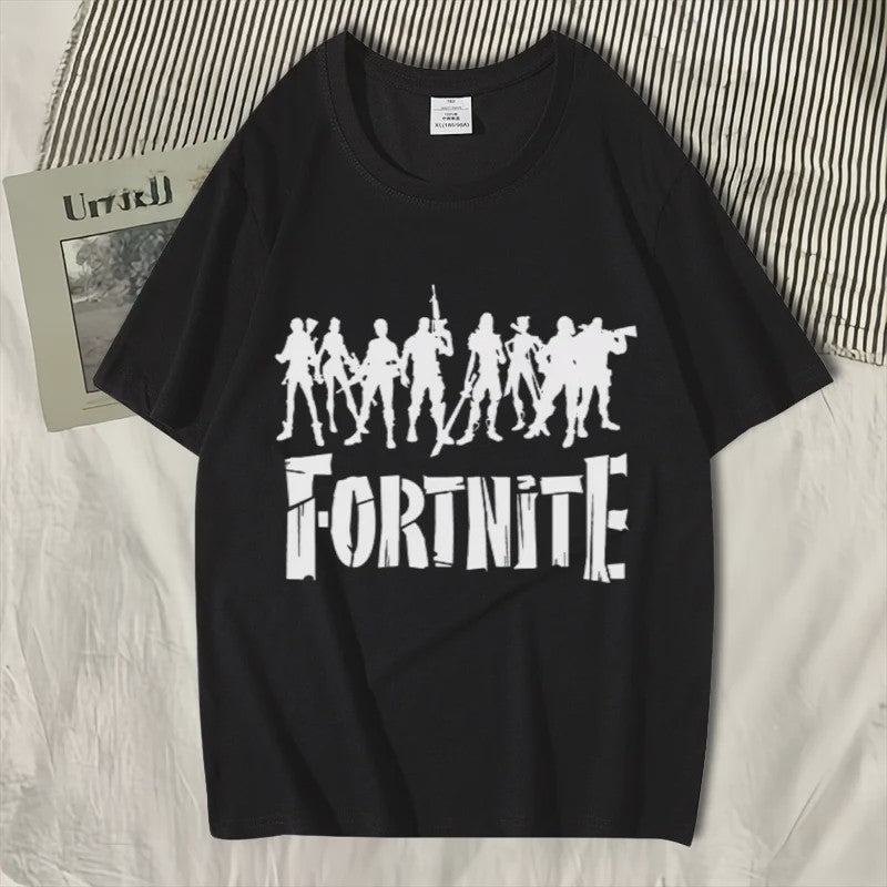 Fortnite Zomer T-shirt Unisex - Stijlvolle Casual Kleding van Puur Katoen