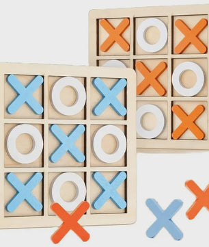 Houten Montessori Boter-kaas-en-eieren Spel: Interactieve Puzzel voor Kinderen - Educatief en Hersentrainend Speelgoed