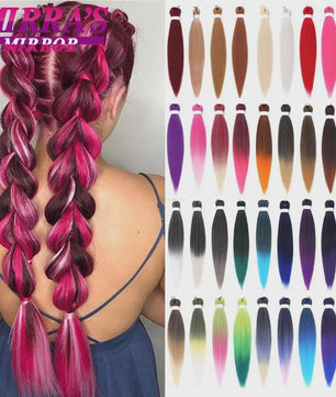 Pre-stretched Braiding Hair 26 Inch - Synthetische Haarverlengingen voor Crochet Braids in Kleuren