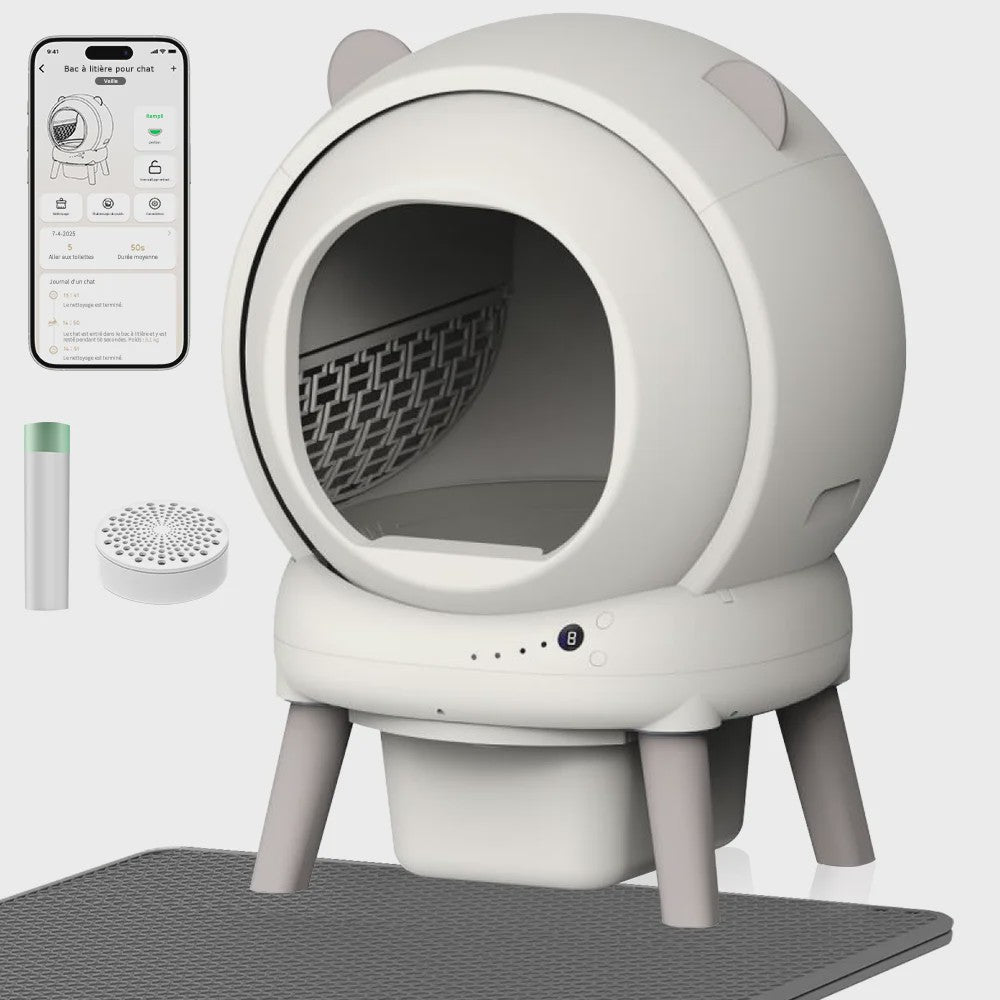 Automatisch Zelfreinigende Kattenbak - Grote Capaciteit, WiFi & App Bediening