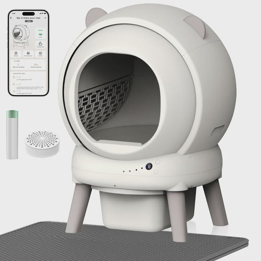 Automatisch Zelfreinigende Kattenbak - Grote Capaciteit, WiFi & App Bediening