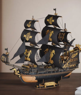 Robotime ROKR Houten 3D Puzzel Model Schepen - Zeeparel Barque