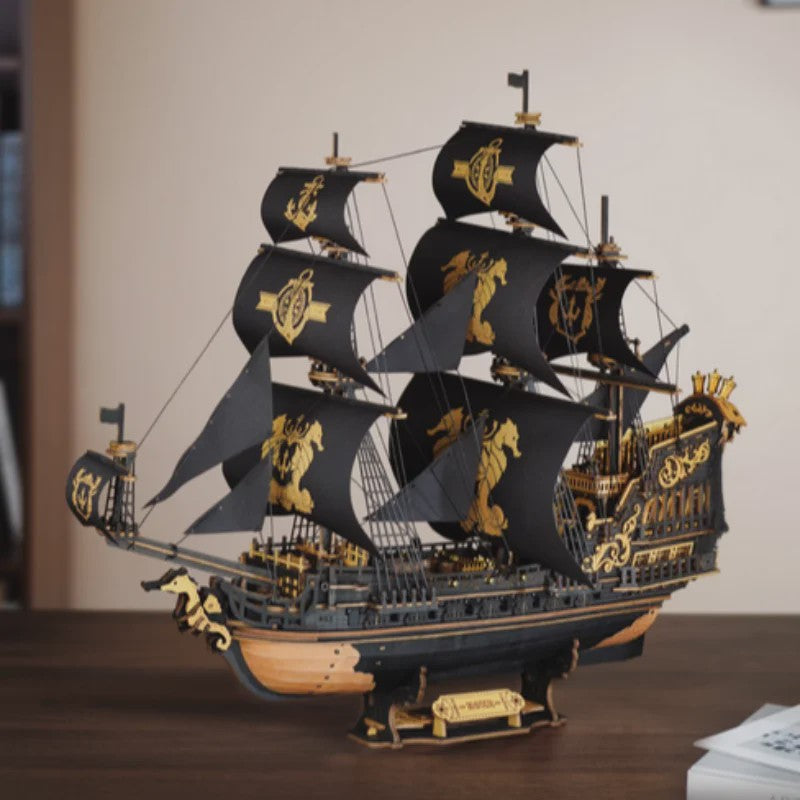 Robotime ROKR Houten 3D Puzzel Model Schepen - Zeeparel Barque