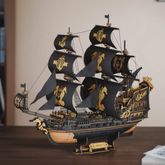 Robotime ROKR Houten 3D Puzzel Model Schepen - Zeeparel Barque