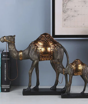 Decoratieve Kameel Beeldje - Indische Stijl Hars Sculptuur