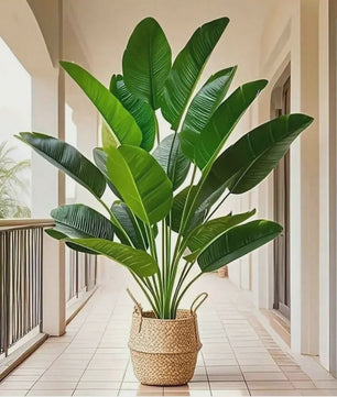 Grote Kunstplant Tropische Banaan Palm met 18 Bladeren - Realistisch & Decoratief