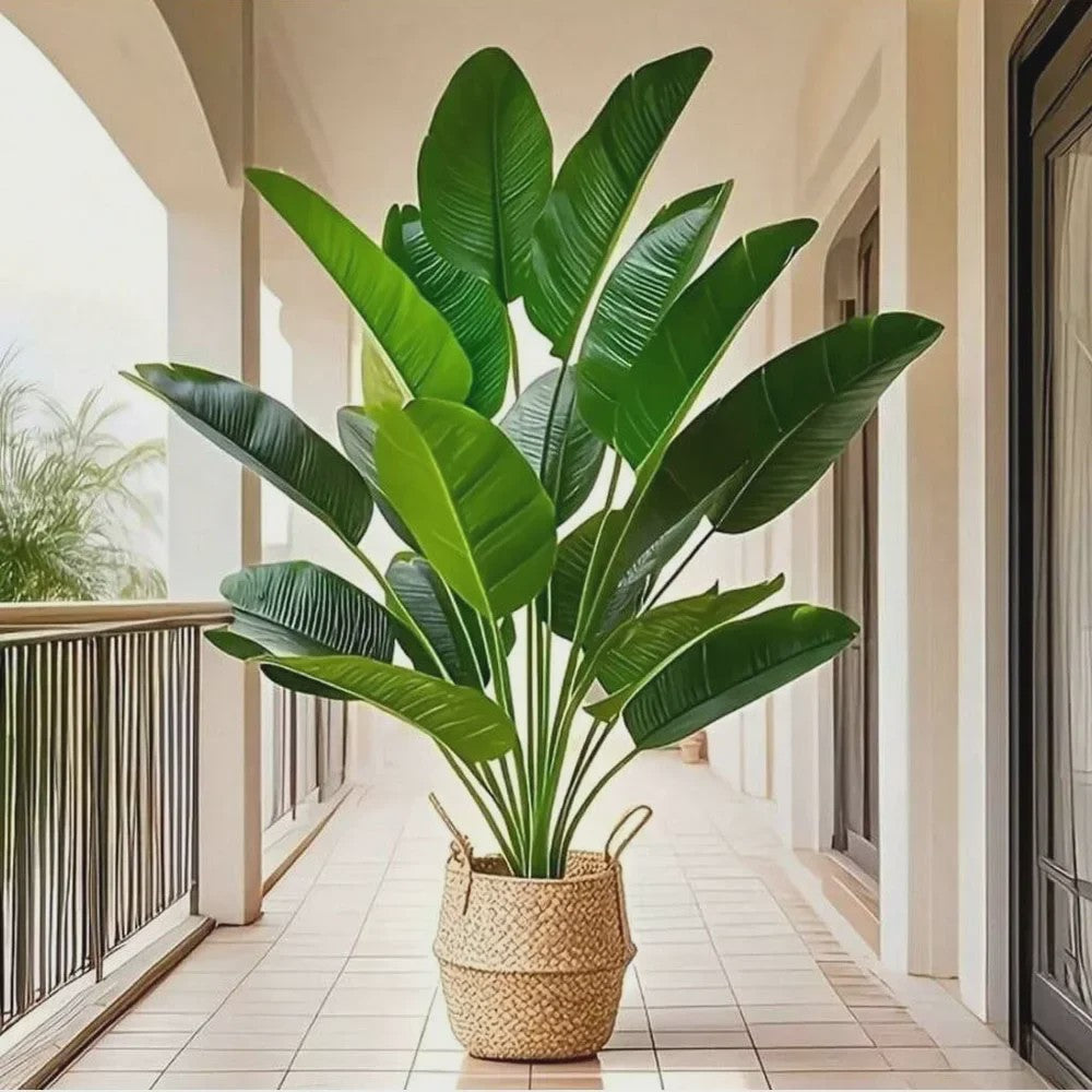 Grote Kunstplant Tropische Banaan Palm met 18 Bladeren - Realistisch & Decoratief