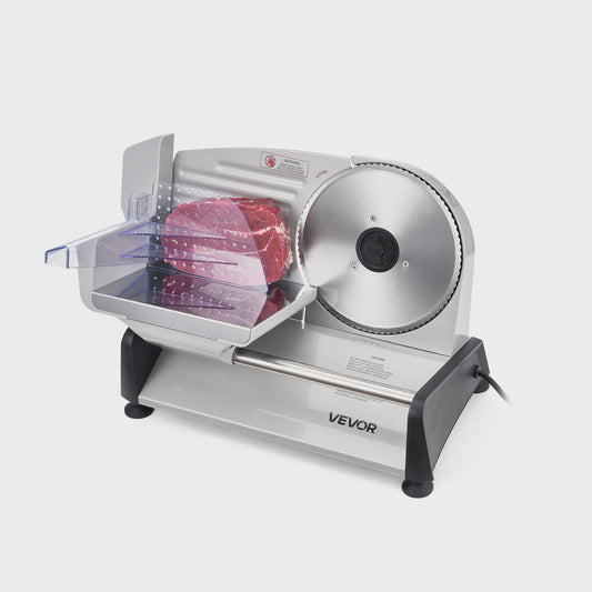 Elektrische Vleessnijmachine 7.5 Inch - Instelbare Dikte voor Thuisgebruik